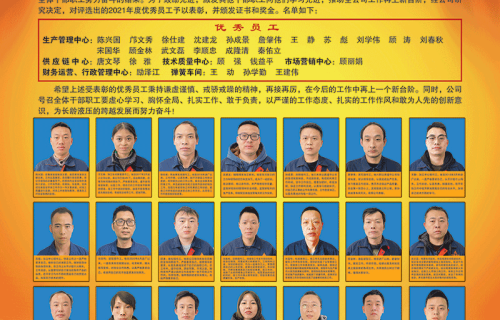 看球体育隆重召开2021年度优秀员工表彰大会